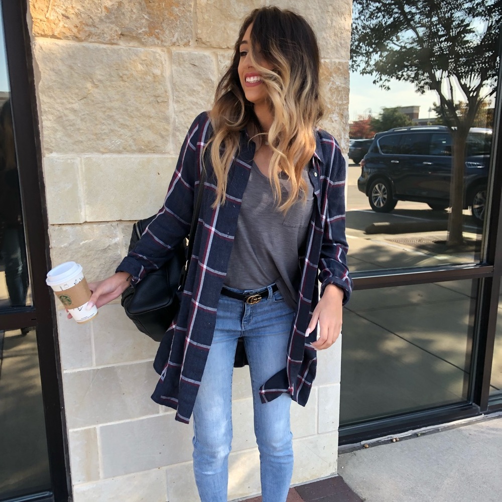 Dex Plaid Button Up - image 1